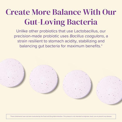 Barimelts Probiotic, 5 Billion CFU - 60 Fast-Dissolving Tablets (2-Month Supply) - Sugar-Free Probiotics for Women, Support Gut Health After Bariatric Surgery, Natural Cherry Flavor