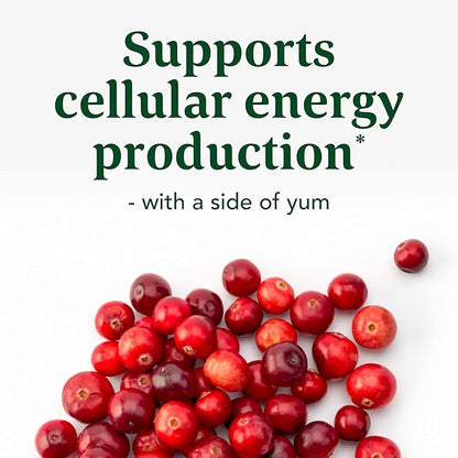 MegaFood Vitamin B12 Energy Gummies - Vegan - With Methyl B12 Vitamins to Support Cellular Energy Production - Cranberry - Daily Vitamin B12 Supplement - USDA Organic - 70 Gummies, 35 Servings