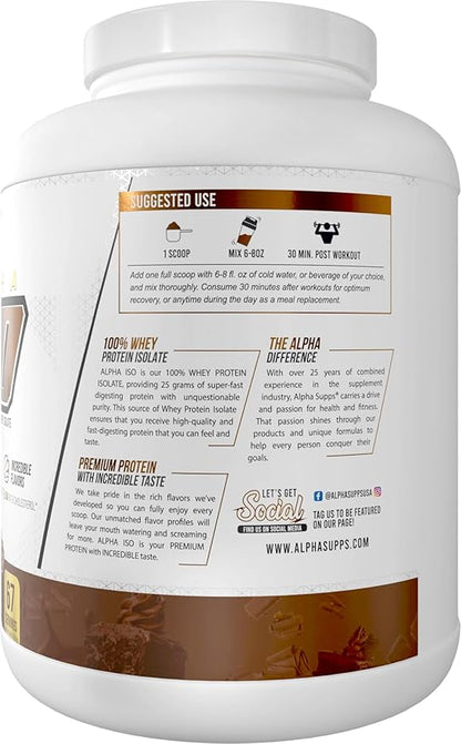 ISO, Low Carb 100% Whey Protein Isolate Powder, 25 Grams Per Serving, Helps Support Muscle Growth, Low Sugar and Gluten Free (Chocolate Cake, 5 lb)