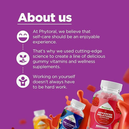 Multivitamin with Iron Gummies for Kids - Chewable Iron Gummy Vitamins for Kids Focus Aid and Natural Energy Supplement - Kids Gummy Vitamins with Iron for Immune Support Mental Clarity and Focus