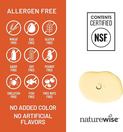 NatureWise Vitamin E 400 IU Softgels (180mg DL-Alpha) - Dairy, Gluten, and Soy Free, Non-GMO Antioxidant Dietary Supplement for Skin, Heart, Eye, and Immune Health Support - 2-Month Supply, 60 Count