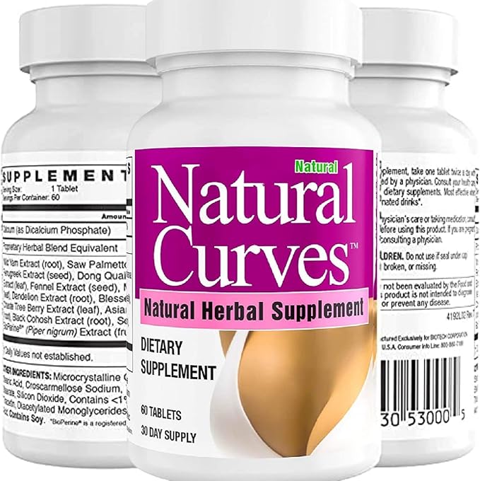 Natural Breast Enhancement Pills for Women & Men – Fast Acting, Vegan Formula for Fuller, Perkier Breasts – 100% Herbal Ingredients for Growth & Firmness – 60 Capsules