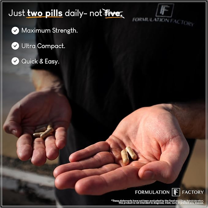 Self Obsessed 10 in 1 Masculinity Maximizer Supplement, Shilajit for Men, Tongkat Ali, Ashwaganda, Fenugreek & More, Muscle Growth, Energy Management, Drive, Strength, Recovery (2 Months)