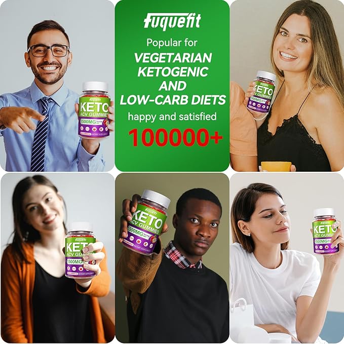 Keto ACV Gummies - 1500mg - Keto Gummies Advanced Formula - ACV Keto Gummies with B6 & 12,Pomegranate & Beet Juice - Vegan - 60 Gummies