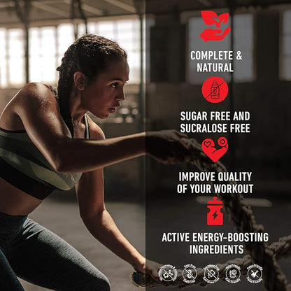 Preworkout Women Fat Burn Caffeine Powder BCAA Energy Creatine Powder Pre Workout Women Pre Workout for Men | Increased Endurance & Focus (Cherry Pineapple)