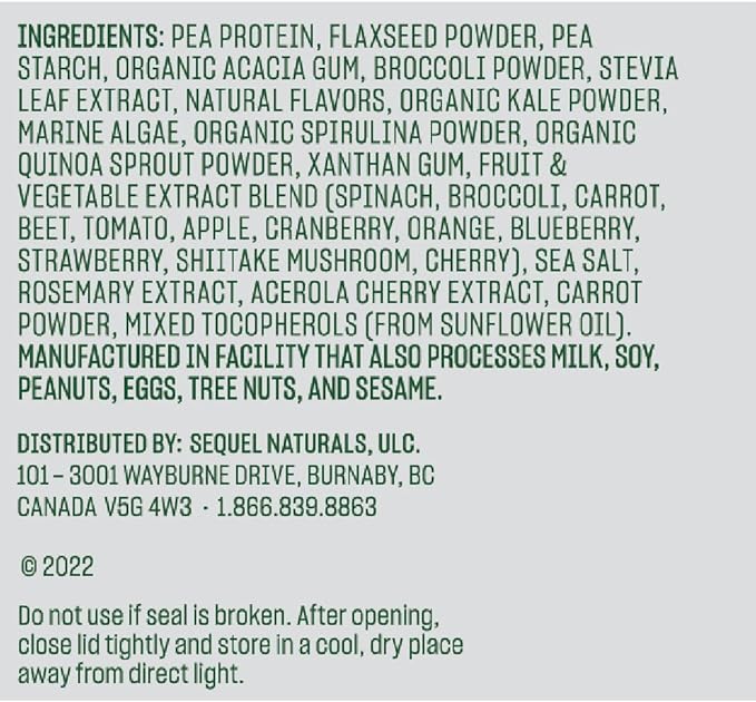 Vega Essentials Plant Based Protein Powder, Vanilla - Vegan, Superfood, Vitamins, Antioxidants, Keto, Low Carb, Dairy Free, Gluten Free, Pea Protein for Women & Men, 1.3 lbs (Packaging May Vary)