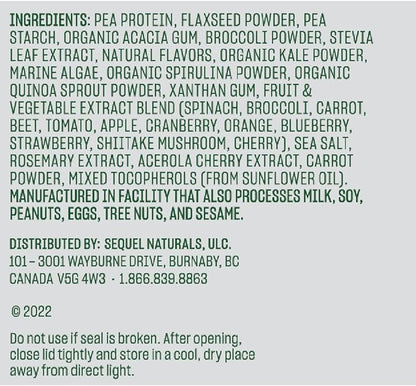 Vega Essentials Plant Based Protein Powder, Vanilla - Vegan, Superfood, Vitamins, Antioxidants, Keto, Low Carb, Dairy Free, Gluten Free, Pea Protein for Women & Men, 1.3 lbs (Packaging May Vary)