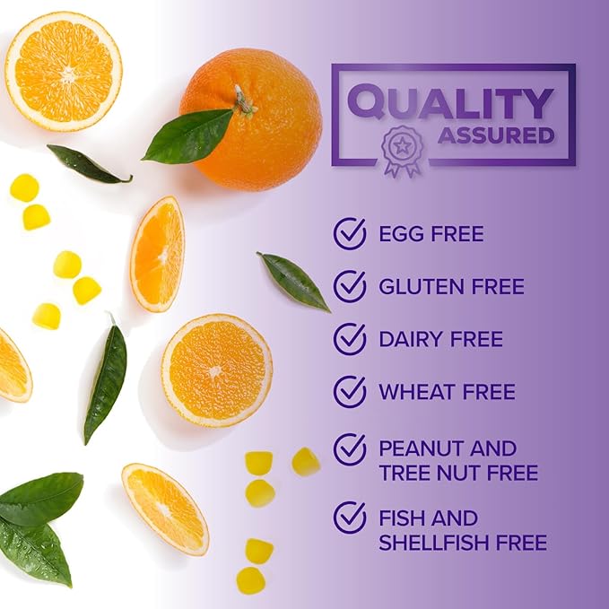 Sugar Free Calcium Gummy Bites Plus 400 IU Vitamin D3, Bone Health & Immune Support, Supports Bone Strength - Chewable Calcium Nutrition Supplement, Non-GMO, Orange Flavor Chews - 60 Gummies