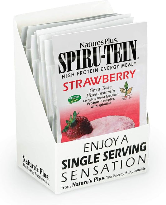 Natures Plus Spirutein Strawberry (8 Packets)