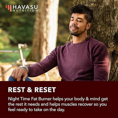 Night Time Fat Burner for Men and Women - Appetite Suppressant for Weight Loss with Melatonin for Sleep Support - Weight Loss Supplement and Metabolism Booster - 2 Month Supply Weight Loss Pills