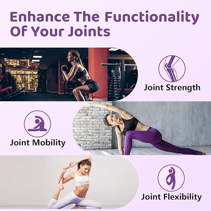 Glucosamine Chondroitin Gummies, Extra Strength Glucosamine Chondroitin MSM with Elderberry & Turmeric Supplement Support Joint & Antioxidant- 60 Blueberry Flavored Gummies