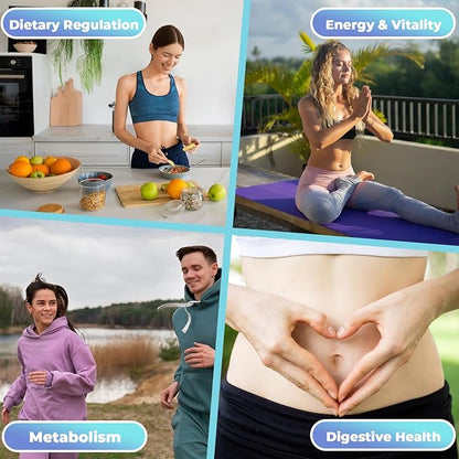 GLP-1 Supplement Support, with Naturally GLP-1 Supplement Probiotic, Hops & Green Tea Extract, GLP 1 Supplement for Gut, Energy