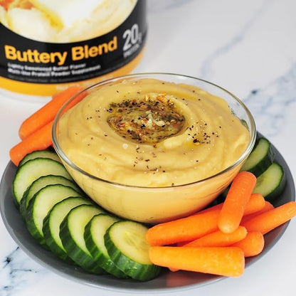 Devotion Nutrition Protein Powder Blend | Gluten Free, Keto Friendly, No Added Sugars | 1g MCT | 20g Whey & Micellar Protein | 2lb Tub (Buttery Blend)