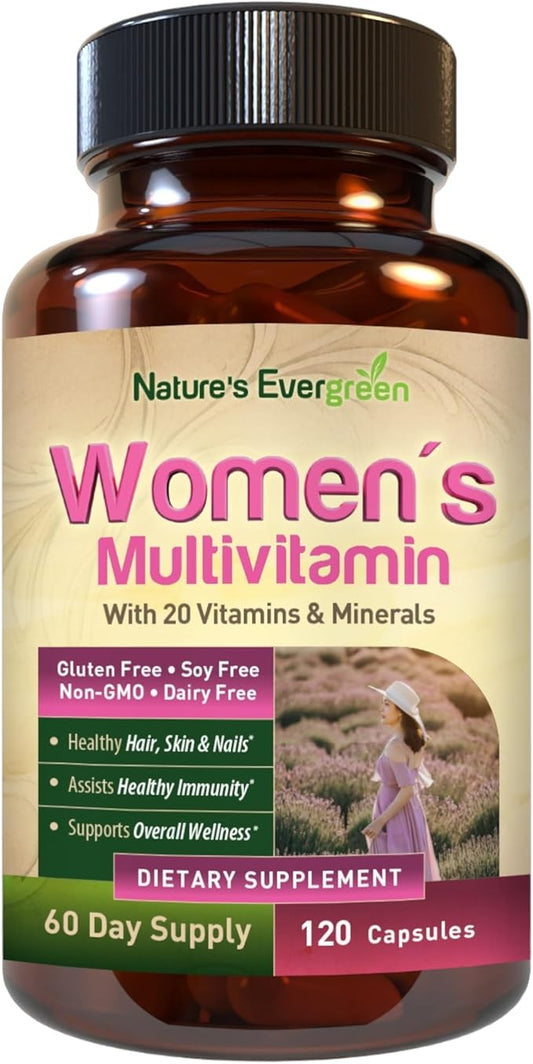 Best Multivitamin for Women | Completely Women's Multivitamins & Multiminerals with Over 20 Vitamins A, C, D, E, B12, Zinc & More Vitamins for Women | Energy, Focus & Immune Health. 120 Capsules