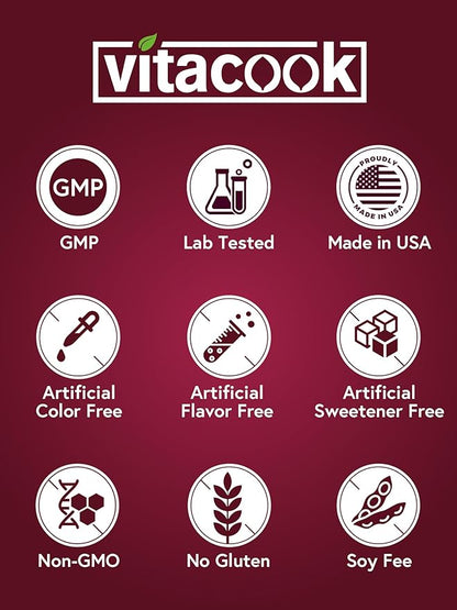 Iron Supplement for Women & Men, Iron Bisglycinate with Vitamin C, B6, B12, Folate, Stomach Friendly, Non-Constipating, Blood Health & Energy Boost, 60 Vegan Caps