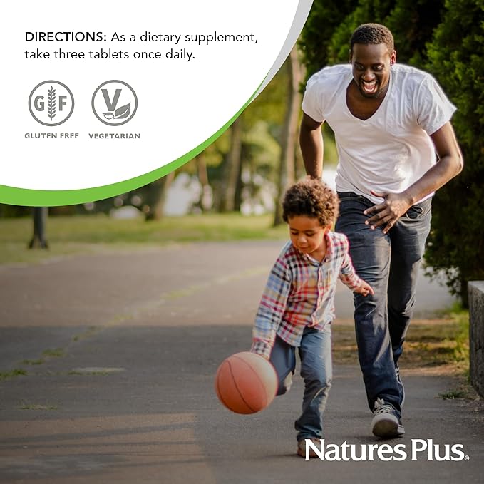 Natures Plus Ultra Source of Life No-Iron Multivitamin - 180 Tablets - Supports Immune Health, Energy & Overall Well-Being - with Lutein & Vitamin D3 - Vegetarian & Gluten Free - 60 Servings