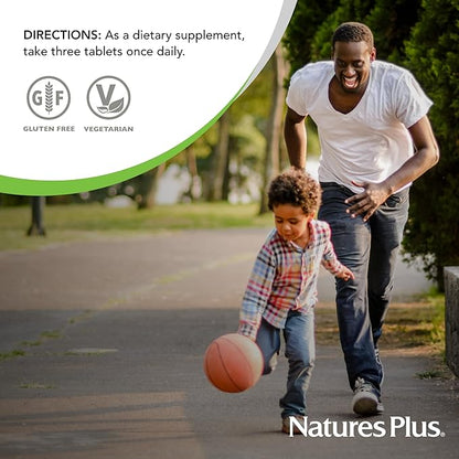 Natures Plus Ultra Source of Life No-Iron Multivitamin - 180 Tablets - Supports Immune Health, Energy & Overall Well-Being - with Lutein & Vitamin D3 - Vegetarian & Gluten Free - 60 Servings