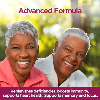 Sequence Multivitamins for African American Men Over 50 Plus - Supports Optimal Health and Wellbeing - Powerful Formula Helps Boost Immunity, Heart Health, and Blood Pressure Support