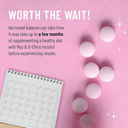Legendairy Milk Pure Inositol Supplement - Myo Inositol and D-Chiro Inositol Chewable Tablets
