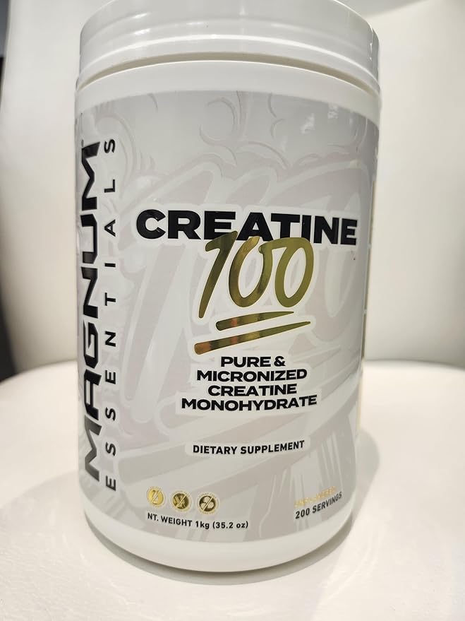 Magnum Nutraceuticals Micronized Creatine 100 – 200 Servings, High-Purity & Fast-Absorbing Creatine Monohydrate for Strength, Endurance & Muscle Growth