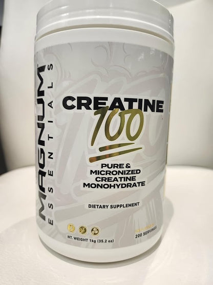 Magnum Nutraceuticals Micronized Creatine 100 – 200 Servings, High-Purity & Fast-Absorbing Creatine Monohydrate for Strength, Endurance & Muscle Growth