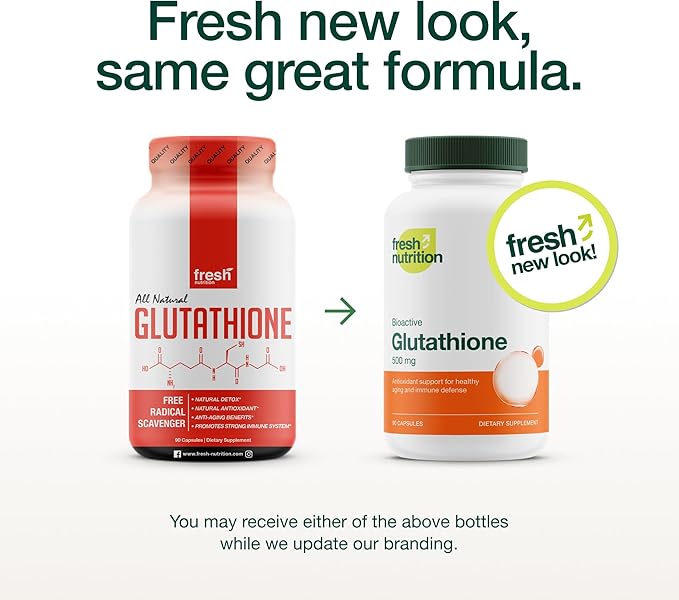 Glutathione Supplement Capsule - Strongest DNA Verified Glutathione Reduced - Vegan Friendly, Non GMO, Gluten & Soy Free