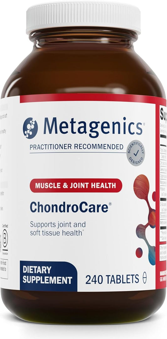 Metagenics ChondroCare - Joint Support* - Antioxidants Support* - with Glucosamine & Chondroitin Sulfate - Joint Health Supplement for Men & Women* - 240 Tablets