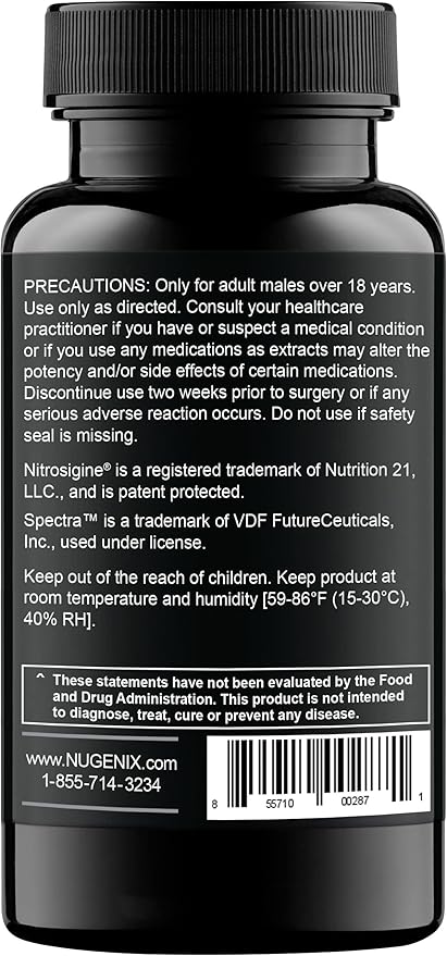Nugenix Perform, Nitric Oxide and Vitality Booster for Men - 30ct