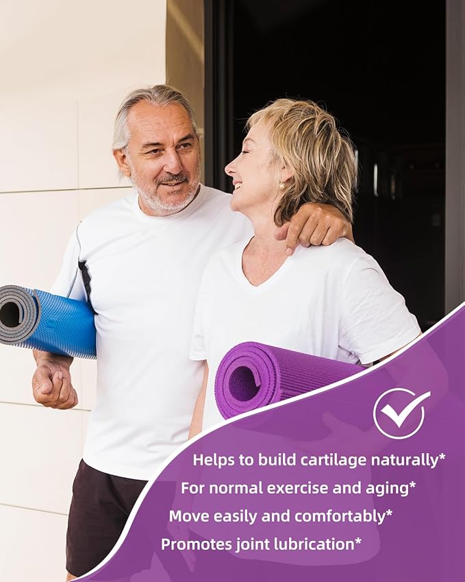 Sugar Free Glucosamine Chondroitin Gummies with MSM &Calcium,Joint Support Gummies for Men and Women,Cartilage & Immune Support Supplement,Mobility, Comfort, Flexibility Support- (1 Pack)