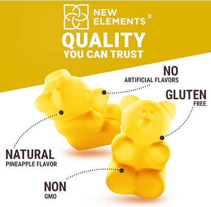 Calm Magnesium Glycinate Gummies 500mg with Vitamin D3 10000 IU and Vitamin K2 100mg - Magnesium Glycinate Supplement For Adults - Healthy Relaxation, Vegan, Non-GMO, Gluten-Free, Natural Grape Flavor