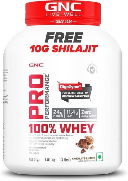 GNC Pro Performance 100% Whey Protein Powder | Supports Healthy Metabolism and Lean Muscle Recovery | Cookies and Cream | 64 Servings