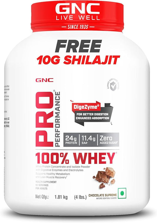GNC Pro Performance 100% Whey Protein Powder | Supports Healthy Metabolism and Lean Muscle Recovery | Cookies and Cream | 64 Servings