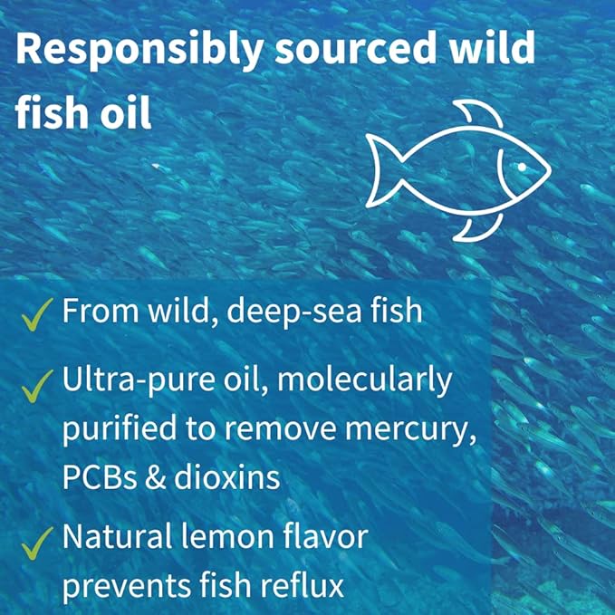 Pharmepa Restore, 1000mg Pure EPA Fish Oil, High Absorption rTG Omega-3, Triple Strength, Wild & Sustainable, Lemon Flavor, 10-Months Supply, Pack of 10