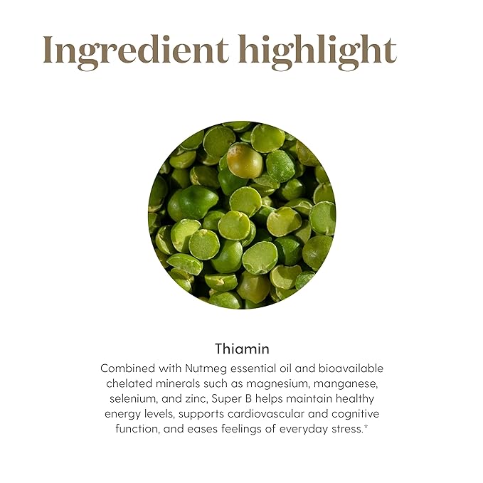 Young Living Super B Tablets | 60 Count Bottle | B Vitamins & Minerals | Supports Healthy Energy Levels | Keto-Friendly | Natural Folate Source | Contains Calcium, Magnesium, and Vitamin B6