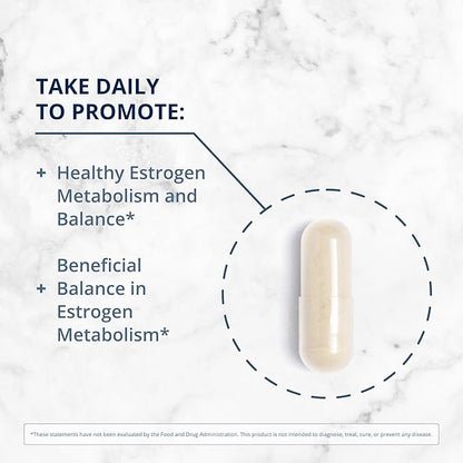 Metagenics Meta Indole-3-Carbinol- 150 g Indole-3-Carbinol - Supports Estrogen Hormone Balance* - Metabolic Supplement - Vegetarian & Gluten-Free - 60 Capsules