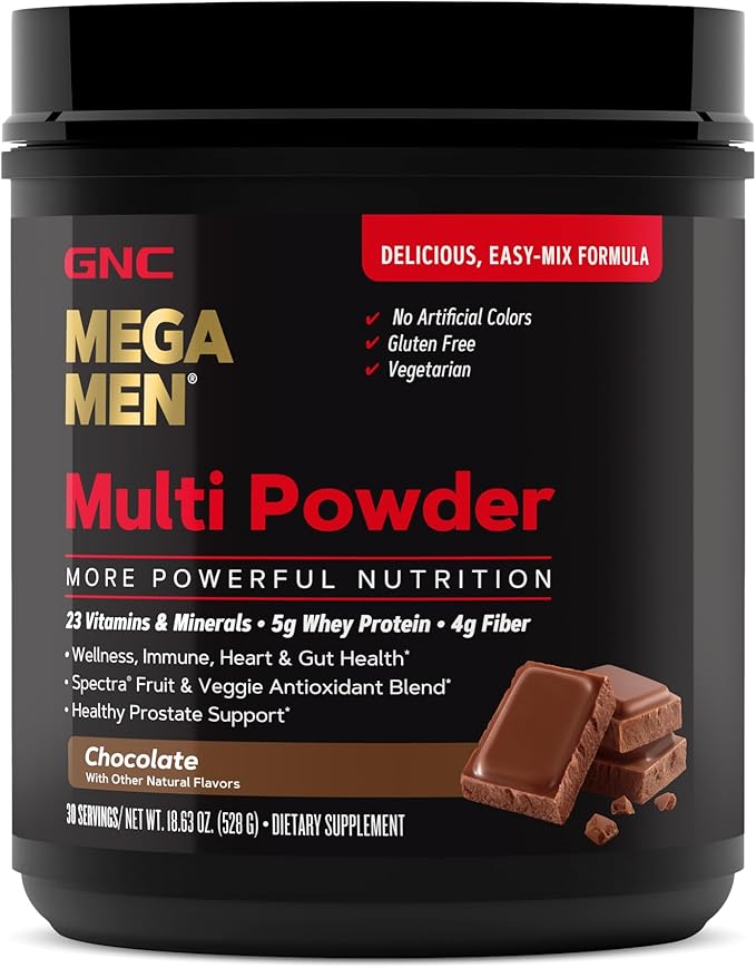 GNC Mega Men Multi Powder Chocolate