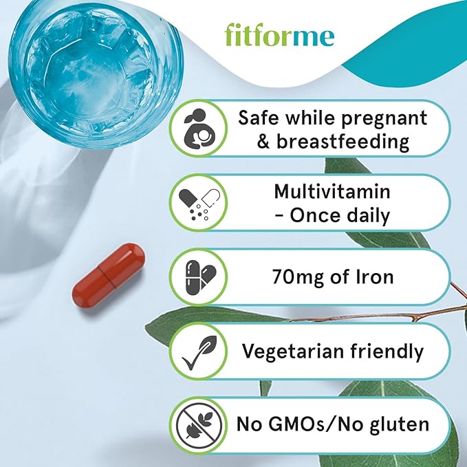 Bariatric Multivitamins with Iron - Capsules After Gastric Bypass - One a Day WLS Forte Capsule - 90 Days Supply of Vitamins & Minerals - Scientifically Proven