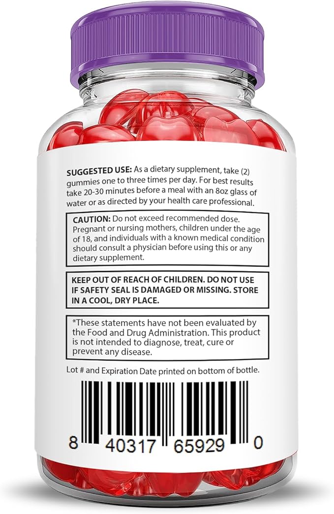 (3 Pack) Pure Slim Keto ACV Gummies Advanced Formula 1000MG PureSlim Keto Gummies Apple Cider Vinegar Formulated with Pomegranate Beet Juice Powder B12 Vegan Non GMO 180 Gummys