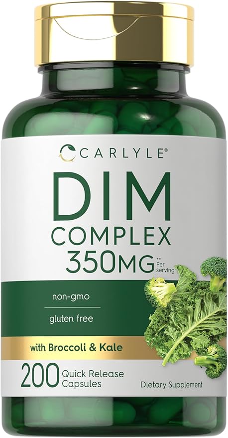 Carlyle DIM Supplement | 350mg | 200 Count | Vegetarian, Non-GMO & Gluten Free Complex