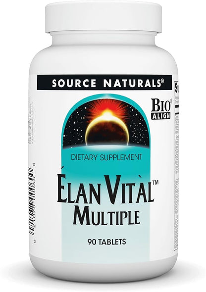 Source Naturals Elan Vital Multiple, for Multiple Body System Support* - 90 Tablets