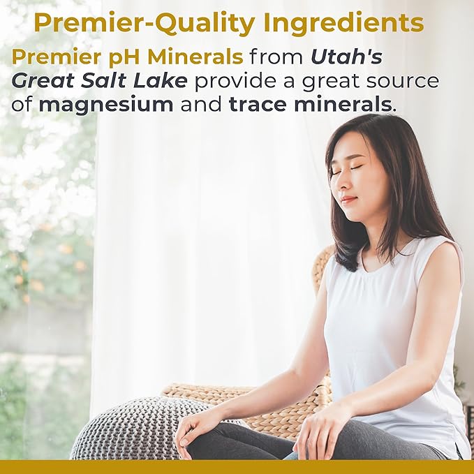 Premier Research Premier pH Minerals, Supports Whole Body Mineral Health, Broad Spectrum Liquid Concentrate from Utah's Great Salt Lake Minerals, 8 Oz (235 ml)