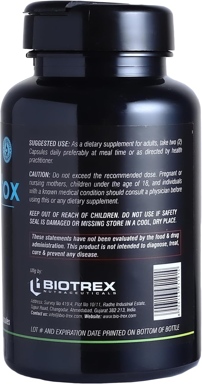 Liver Detox 90 Veggie Capsules, Dietary Supplement for Healthy System, Vitamin Capsules for Men, Women and Adults, Multivitamins Capsules, Vitamin Supplements.