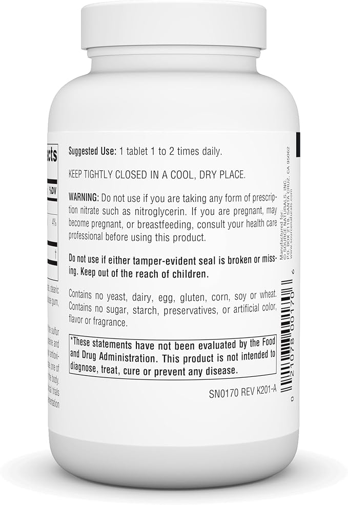 Source Naturals N-Acetyl Cysteine Antioxidant Support, Dietary Supplement That Supports Respiratory Health* - 1000 mg -120 Tablets