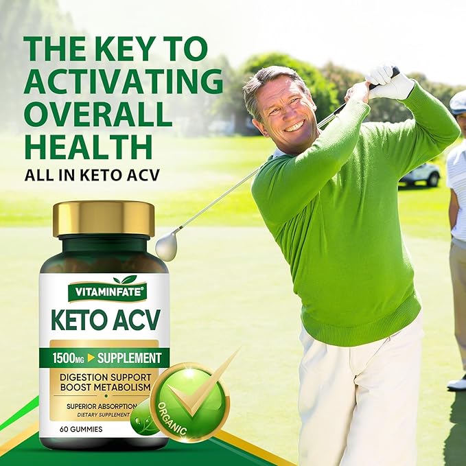 Keto ACV Gummies Advanced 1500 mg - 120 Gummies Keto Apple Cider Vinegar Gummies Supports Metabolism, Energy & Immune Support Balance for Men & Women
