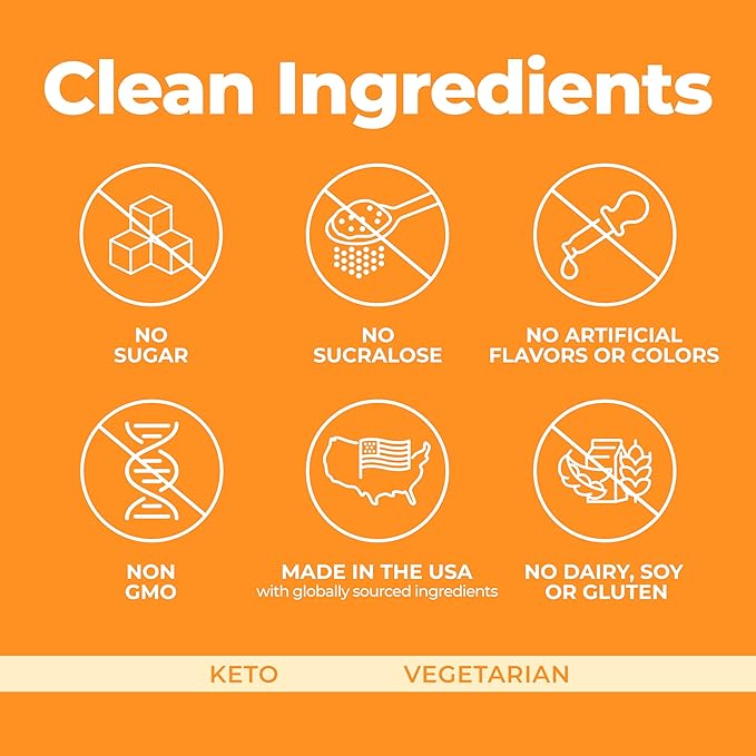 Pureboost Immune Clean Energy Booster, Refreshing Energy Drink Mix and Immunity Supplement with Elderberry, 1,200 mg Vitamin C, Vitamins A + D, and Zinc. Sugar-Free Energy (Tangerine Twist, 30 Count)