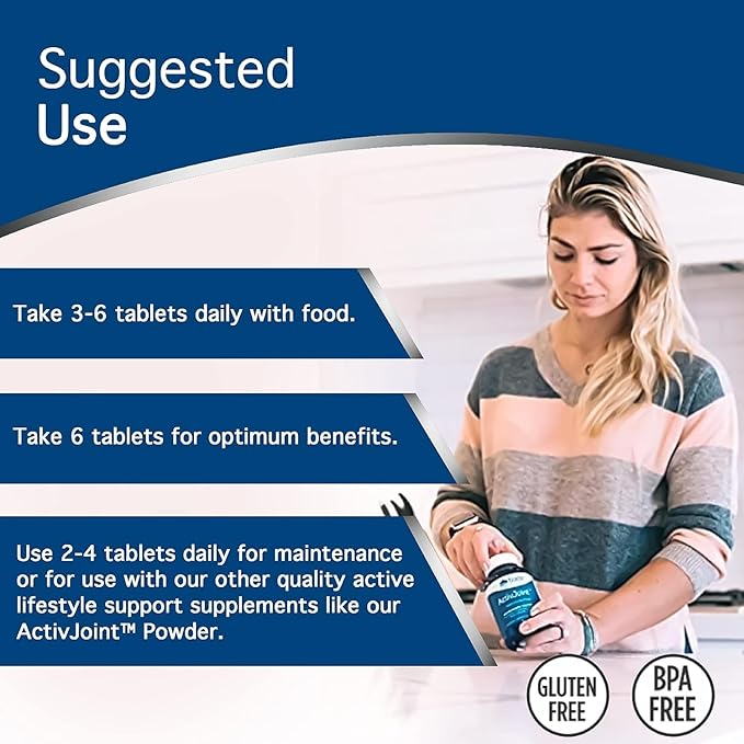 Trace Minerals ActivJoint Platinum - Bone Health & Strength Support Supplement - Supplement for Joint & Muscle Health Support - Healthy Heart Supplement with Magnesium - 90 Tablets (15 Servings)