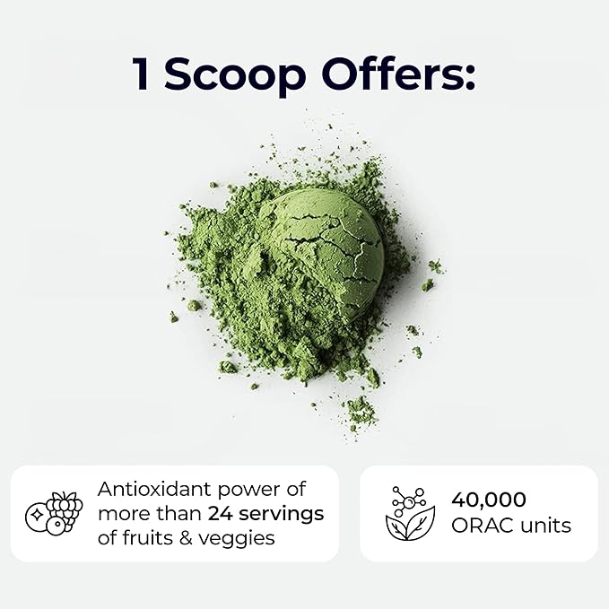 Paradise, ORAC Energy Greens Powder Extract, Super Antioxidants, Probiotics for Gut Health & Digestion, Vitamin C for Immunity, with Spirulina & Chlorella, Non-GMO, Gluten Free, 30 Servings