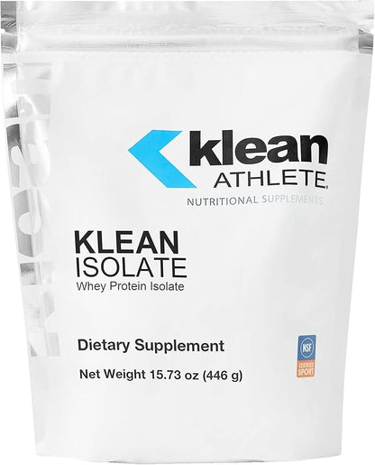 Klean ATHLETE Klean Isolate - Whey Protein Isolate - Daily Protein & Amino Acid - Intake for Muscle Integrity* - NSF Certified for Sport - 20 Servings - Unflavored