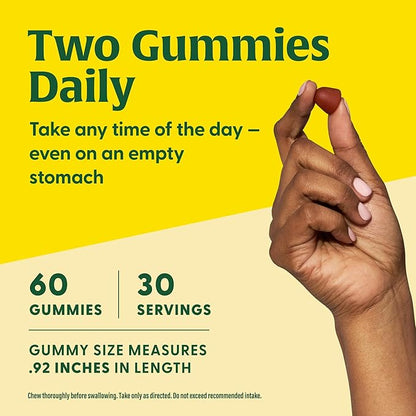 MegaFood Women's Multi - Multivitamin for Women - Gummy Vitamins - Vitamin C, Vitamin D, Zinc, Vitamin B12 & Choline - Immune Support & Bone Health - Vegetarian - Tangerine - 60 Gummies (30 Servings)