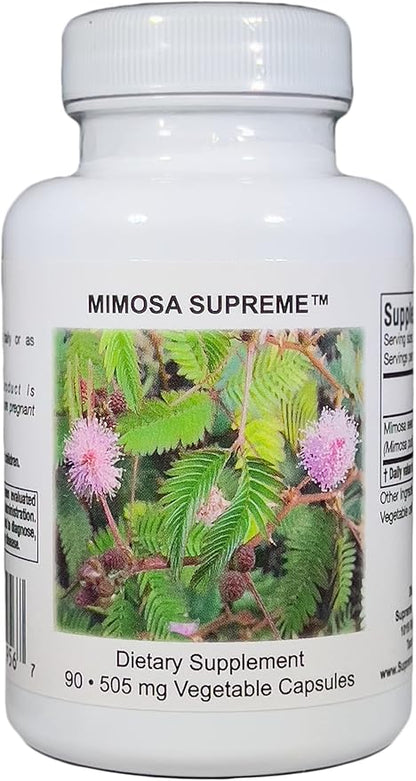 Supreme Nutrition Mimosa Supreme, 90 Pure 100% Mimosa Pudica Seed Capsules